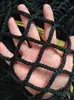 Malha hexagonal de nylon rede mágica de selva rede de playground externa sem energia rede de expansão de travessia rede de escalada trampolim rede de base cinza