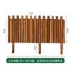 Valla de Madera para Jardín Decoración Interior Adornos Plantas Barandilla de Patio Valla Exterior Plantas Falsas Barandilla para Parterre