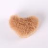 Pelota de Peluche Corazón de Melocotón Creativa Material Hecho a Mano para Bricolaje Pelota de Peluche de Imitación Bolsa para Llaves Accesorios de Joyería Colgante de Peluche con Forma de Corazón