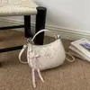 2026 Nuevo Bolso Pequeño de Lunares Lindo para Mujer, Bolso Cruzado Simple para el Hombro, Bolso de Mano Moderno, Bolso Tipo Empanada