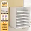 Prateleira de armazenamento de mesa de grande capacidade com gavetas para material de escritório e cosméticos