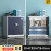 Gabinete de seguridad con huella dactilar engrosado, caja fuerte, gabinete metálico para documentos, gabinete bajo de archivo de oficina con cerradura de contraseña electrónica