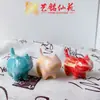 Sándalo Laca Animal Fluido Adornos Señorita Gato Señor. Decoraciones para el Hogar de Gatos Manualidades de Escritorio Regalos Creativos