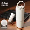 Copo de Água de Cerâmica com Tubo Interno, Copo Térmico de Aço Inoxidável, Copo com Canudo, Copo para Presente, Copo de Aviação, Copo Rígido