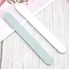 Lima de uñas pulidora verde blanca tira pulidora lima de esponja tira pulidora de uñas palo de lija palo de esmalte de uñas herramienta de belleza