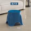 Banquinho Pequeno de Plástico Espessado para Uso Doméstico, Banquinho Pequeno para Sala de Estar, Banquinho Quadrado Empilhável, Banquinho para Mesa de Centro, Banquinho Infantil Baixo Antiderrapante para Banheiro