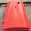 Porta de câmara de refúgio feita de chapa de aço espessada, à prova d'água e à prova de poeira, porta protetora hermética, porta hermética protetora de segurança resistente a impactos para minas de carvão