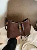 Bolso de axila de cuero esmerilado de gran capacidad, simple y elegante, transfronterizo para mujer, nuevo modelo 2026, bolso de hombro tipo cubo, bolso cruzado