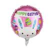 Globo de Película de Aluminio de Pascua Forma de Conejo Globo de Papel de Aluminio de Dibujos Animados Venta al por Mayor Decoración para Fiesta de Cumpleaños Globo de Juguete