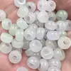 Jad Jad Ábaco com Furo Grande Contas de Jad Contas Soltas Espécie Gelo Material de Montanha Fivela de Jad Pulseira Colar Contas de Buda Contas Espaçadoras Acessórios Contas