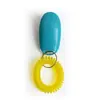 Suministros para Mascotas Clicker de Sonido Entrenador Botón para Mascotas Entrenador Perro Dispositivo de Entrenamiento para Perros Anillo de Entrenamiento para Perros
