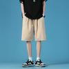 Calças de seda meia-gelo masculinas, shorts de verão masculinos, calças esportivas casuais masculinas, roupas de verão para homens