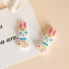 Showa antigo vento antigo pingente de resina de coelho japonês DIY brincos artesanais acessórios de jóias materiais frisados feitos à mão