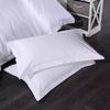Funda de almohada para hotel de lino, algodón puro, juego de cuatro piezas para casa de huéspedes de cinco estrellas, sábana blanca con núcleo especial, algodón de fibra larga 58*88