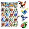 Huevo Deformado de Dinosaurio Yuan De De Huevo Baoka Huevo Dios Juguete Infantil Regalo Escolar Puesto de Explosión de Huevos Tienda de 2 yuanes Gashapon