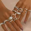 Joyería popular transfronteriza europea y americana, anillo de oro nuevo, diseño minimalista de nicho, sensación de alta gama, anillo de lujo ligero, joyería para mano de mujer, plata