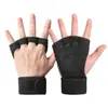 Guantes de Fitness para Hombres y Mujeres para Ciclismo al Aire Libre Resistentes al Desgaste con Mancuernas Entrenamiento de Yoga Transpirables de Medio Dedo Guantes Deportivos
