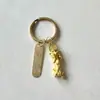 Chaveiro Pingente Moeda dos Cinco Imperadores Pixiu Duplo Pixiu Abóbora Folhas Atraindo Fortuna Chaveiro de Carro Pequeno Ornamento