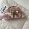 Pin Popular Etiqueta Dorada de Xiaohongshu, Pin de Tiburón de Ácido Acético de Tamaño Mediano de Gama Alta, Pin Sencillo para el Cabello Femenino en la Parte Posterior de la Cabeza
