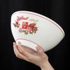 Melamina Tazón Grande Tazón para Fideos Vajilla Comercial Tazón para Verduras Hunan Tazón de Sopa de Plástico Imitación Porcelana Tazón Especial para Restaurante de Fideos Picantes