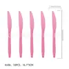 Amazon Tema Lazo Rosa Decoraciones de Mesa para Fiesta de Cumpleaños Platos de Papel Desechables Vasos de Papel Banderines