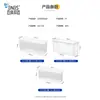 BNBS Caja de Almacenamiento Transparente para Copas de Vino Caja Organizadora para Tazas de Vidrio y Tazas de Té del Hogar a Prueba de Polvo y Humedad