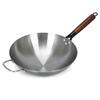Olla de Hierro al por Mayor, Wok de Fondo Redondo, Olla de Hierro Forjado para Cocina Doméstica, Sin Recubrimiento, No se Pega Fácilmente, Wok, Olla de Artesanía Tradicional
