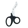 Tijeras para Vendajes de Acero Inoxidable Tijeras Médicas para Gasa Tijeras para Apósitos Tijeras Dentadas para Codo Tijeras de Lona para Rescate en Exteriores