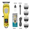 Cortador de Cabelo Masculino Digital Retro Explosivo Cortador Elétrico Cortador Elétrico Doméstico Salão de Beleza Profissional Cortador Elétrico de Alta Potência