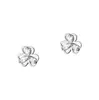 Pendientes Brillantes de Circonita con Forma de Trébol para Mujer, Diseño de Lujo Ligero, Estilo Coreano, Pendientes de Xiaohongshu, Versátiles, Mejor Regalo para Amiga