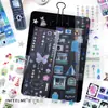 Infeel.Me Serie Daydream Set de Cinta de PET con Purpurina de Seis Tiras Largas Cinta para Diario Estilo ins