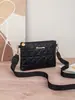 Dropshipping Transfronterizo Bolso Cruzado de Moda Bordado Bolso de Hombro Casual de Moda Correa del Mismo Color Logo de Letras