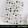 Nuevo Pegatina de Arte para Uñas Mariposa 3D Estéreo Relieve Rosa Mariposa Pegatina Blanca DIY Accesorios Estéreo para Uñas
