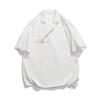 Camisa masculina plus size japonesa 2023 casaco estilo chinês aprimorado casal neutro ing moda nacional fivela cardigan masculino