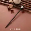 Pasador de Pelo de Rosa Nuevo Borla China de Estilo Nicho Temperamento Diario Hanfu Pasador de Madera Paso Oscilante Falda de Cara de Caballo Accesorios para Mujer Sentido de Gama Alta