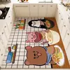 Tapete Especial para Piso de Cozinha Impermeável de PVC Lavável Resistente a Manchas Sem Lavagem Antiderrapante e à Prova de Óleo Cobertura Total Grande Área