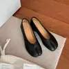 Zapatos de vestir de boca poco profunda, nuevo estilo chino, puntera dividida, zapatos tipo pezuña de cerdo, zapatos de ballet de mujer, Mary Janes, versátiles para el trabajo, zapatos de mujer con plataforma interior