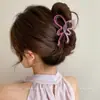 Presilha de cabelo elegante para mulheres, estilo coreano, acessório de cabelo de alta qualidade, tamanho grande, adequada para cabelos grossos, nova presilha de cabelo doce, ornamento de cabelo