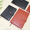 Tianruo 25K 18K Moda Reunión de Negocios Hebilla Libreta Pu Papelería de Oficina Registro Regalo 130 Hojas