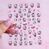 Estilo INS relevo 5D menina decoração de unhas adesivos doce bonito estilo nacional estrela rosa tridimensional coleção de adesivos de unhas