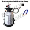 Bomba de Transferência de Fluido de Transmissão, 5L (1,32 Galões) Extrator Pneumático Automático de Óleo Fluido Dispensador Kit de Reabastecimento com 5 Adaptadores ATF