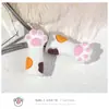 Tesoura para Cutícula de Manicure Capa Protetora de Silicone Garra de Gato Fofa Recomendada Ferramenta de Tesoura de Unha Cobertura Anti-Queda Venda Direta da Fábrica