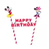 Decorações de Bolo do Mickey e da Minnie, Figuras do Mickey Mouse e do Pato Donald, Decorações de Mesa para Festa de Aniversário Infantil com Tema Durian Tendência