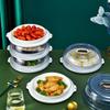 Cubierta a Prueba de Polvo y de Moscas, Cubierta para Verduras, Recipiente Aislado con Recortes Anti-Mosquitos para Almacenamiento de Sobras, Cubierta para Arroz, Artefacto Doméstico Cubierta para Mesa de Comedor