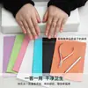 Manicura Anti-Suciedad Desechable Junta Impermeable Doble Cara Eliminación y Pulido de Uñas Herramienta de Limpieza Especial a Prueba de Polvo Mantel para Mesa de Manicura