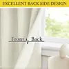 Ventas Directas de Fábrica Comercio Exterior Transfronterizo Color Sólido Barra Cortinas Pequeñas Al Por Mayor Oscurecimiento Decorativas Cocina Cortinas Cortas Cortinas Terminadas