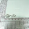 Brincos de Flor de Zircônia com Nova Textura Escovada Versão Coreana de 2026, Brincos de Luxo Leve e de Alta Qualidade, Brincos Exclusivos de Nicho para Mulheres