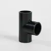 Cotovelo de PVC Preto Tubo de Abastecimento de Água Tê Caixa de Viragem Filtro de Fundo de Aquário Acessórios de Drenagem Conector de Entrada/Saída de Água Anti-Transbordamento