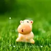 Familia Pequeño Buey: Artesanías de Resina para Terrarios de Musgo, Mini Figuras DIY, Figura de Buey del Zodiaco