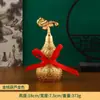 Adornos de calabaza de la suerte de latón, calabaza de dinero, calabaza de cobre con tapa abierta, artesanías para el hogar, muebles, regalos al por mayor